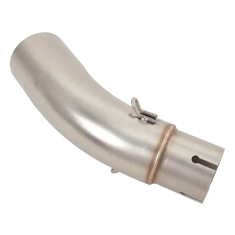 Carbon Fibre Exhaust Pipe Motorcycle Muffler Mid Link Tube Stainless Steel 160MM Short Escape Slip On For VOGE Q250 2023 - Image 5