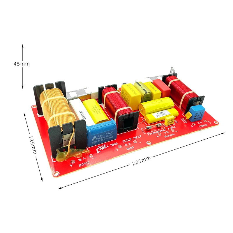 2-Way Audio Crossover Filter – 180W, 4000Hz Frequency, For Car, Home & Stage Speakers