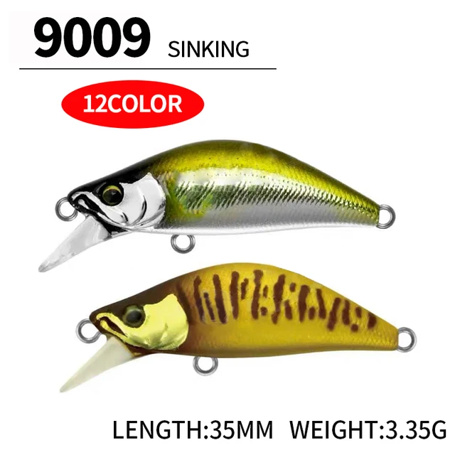 Submergence Minnow 35mm/3.35g Surface Fishing Lures Artificial Bait Hard  Bait Luya Bait Plastic Bait Bionic Bait Fishing Gear - AliExpress