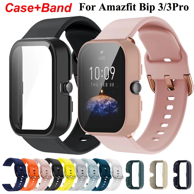 Per Amazfit Bip3 / Bip3 Pro PC + custodia protettiva