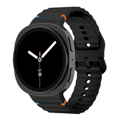 Silicone Sport Wristband Replacement Strap - Galaxy watch 8 40mm (Black)