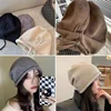 Warm Knitted Baggy Beanie Hat Women Men Drawstring Kpop Slouchy Wool Cap Winter Spring Soft Skullcaps Outdoor Windproof Bonnet 1