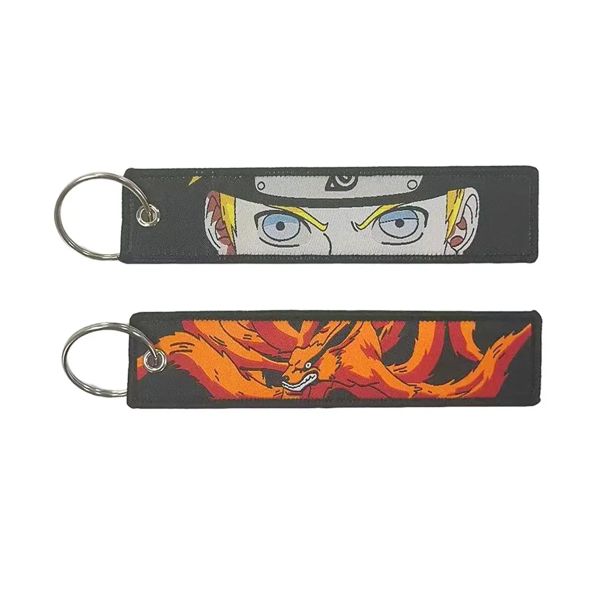 Embroidered Anime-Inspired Keychain for Motorcycles and More - Fashionable Jewelry Accessory Gift