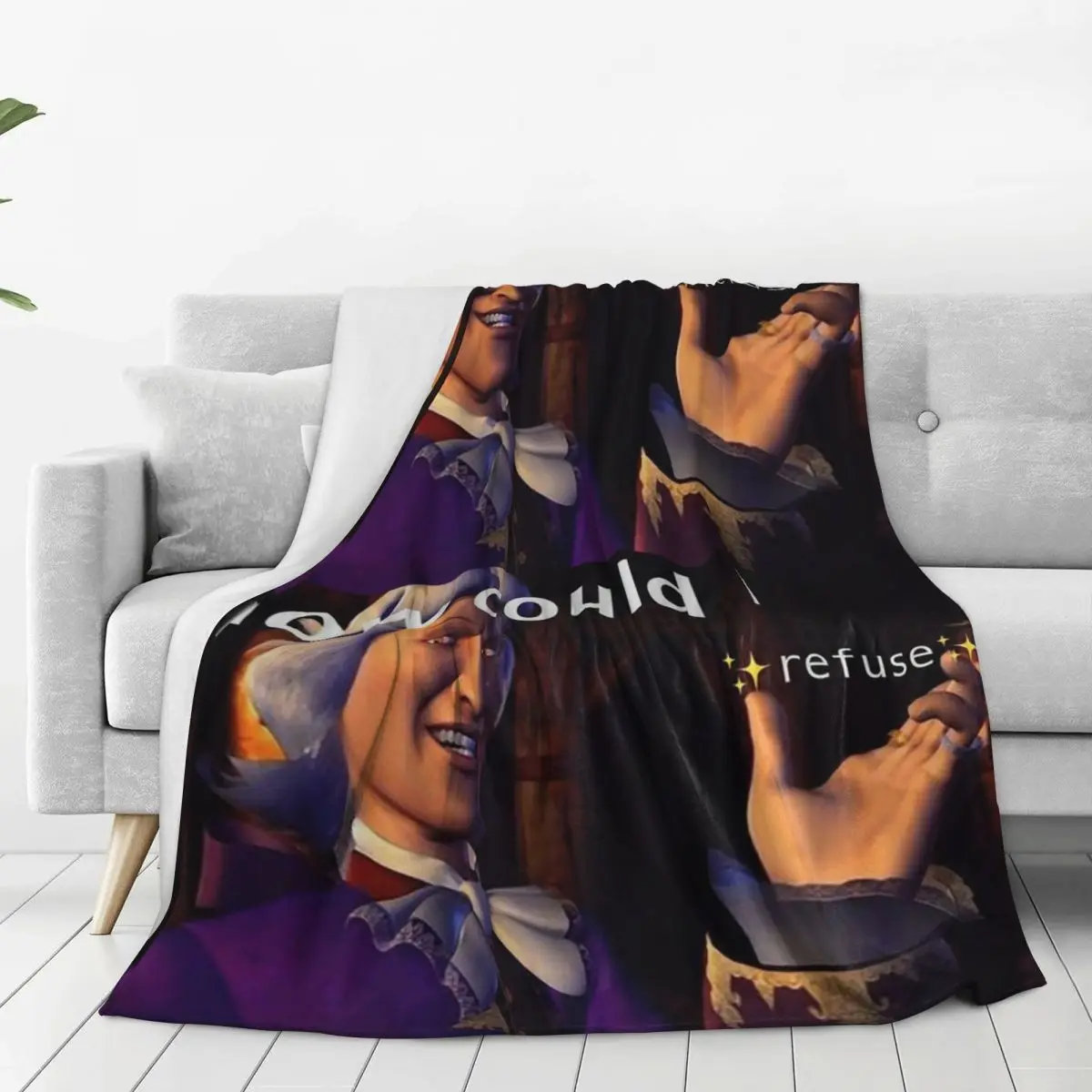 Preminger - How Could I Refuse Blanket Fleece Lightweight Sofa Throw Blankets For Home Bedroom Travel Throws Bedspread Quilt 6
