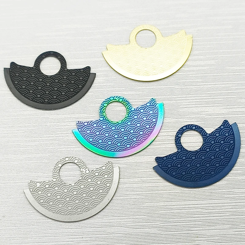 Wave Pattern Skx007 Nh35 Nh36 Automatic Hammer Rotor Metal Patch Fit Seiko 4 R35 4 R36 Nh35 Nh36 Movimento Orologio Movt Repair Guard
