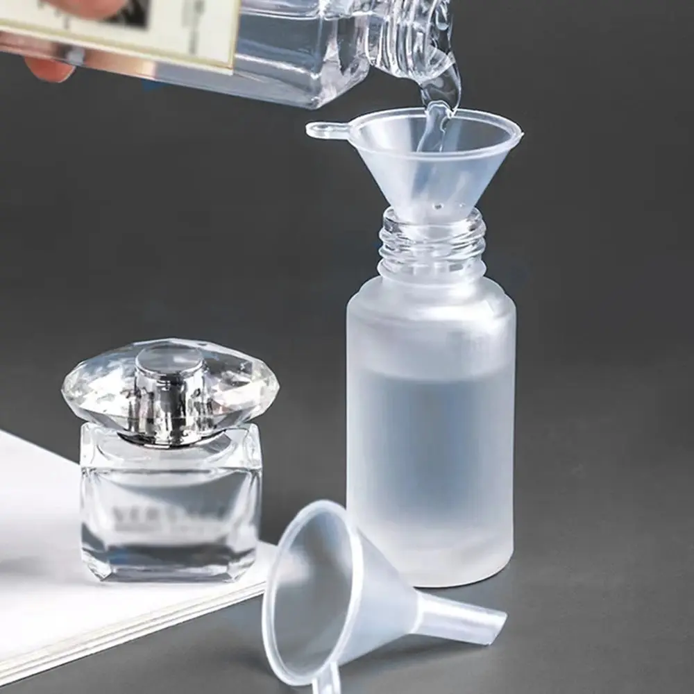 Wide Mouth Clear Plastic Funnels for Filling Water Bottles Multipurpose Large Funnel with Long Reaching Spout 10PCS plastic filter funnel