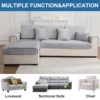 Velvet Sofa Cover Thicken Non-Slip Flannel Couch Cover Plush Plaid For Living Room Slipcover Warm Waterproof Furniture Protector 5