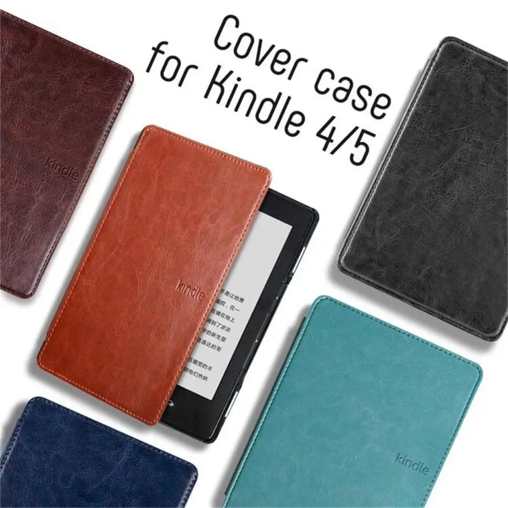 Capa de Couro pu para Kindle Capa Magnética para Kindle Basic D01100 E-reader E-book Funda Capa