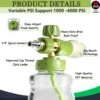 Car foam sprayer Snow Foam Gun Pressure Washer foam nozzle for karcher Adjustable Nozzle Fitting for Karcher Lavor Parkside 4