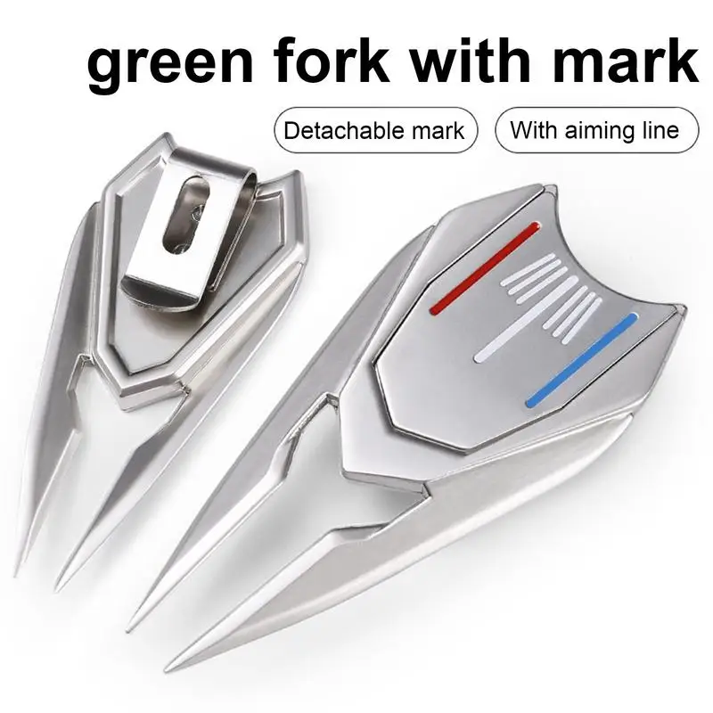 Golf Tool Divot Ball Retriever Tool Golf Alloy Ball Line Marker Multifunctional Tools Accessories Divot