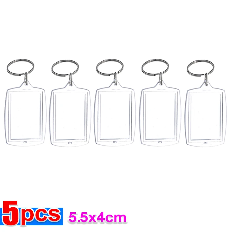 Customizable Clear Acrylic Keychain Frame - Perfect