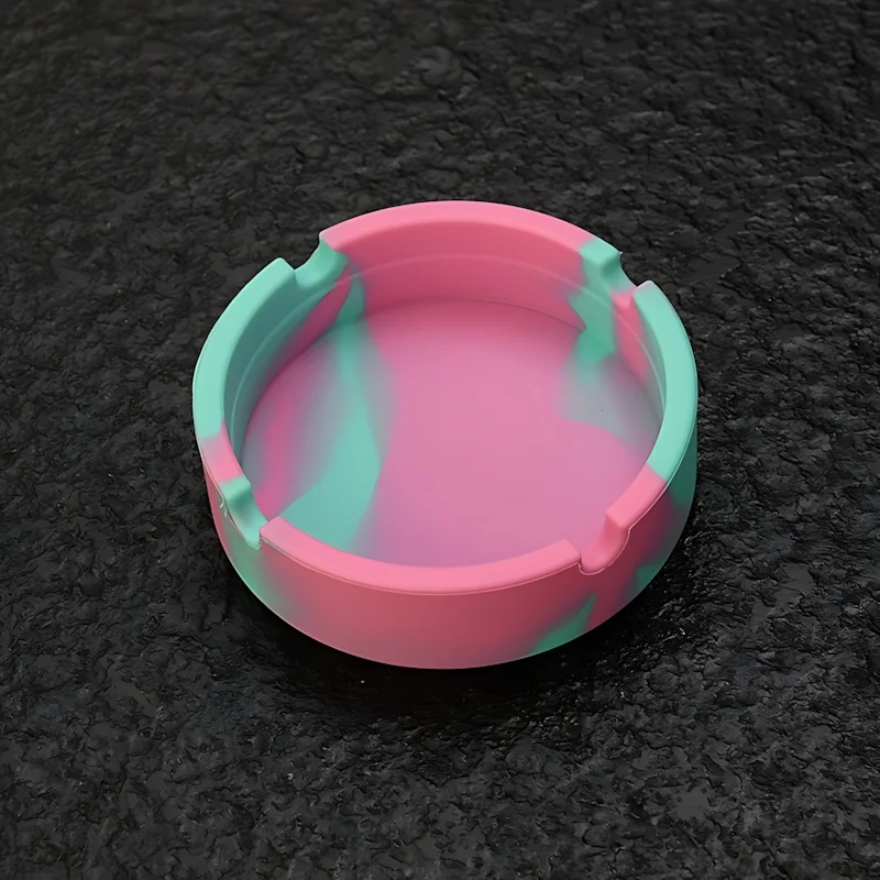 Custom Logo Portable Silicone Ashtray Set
