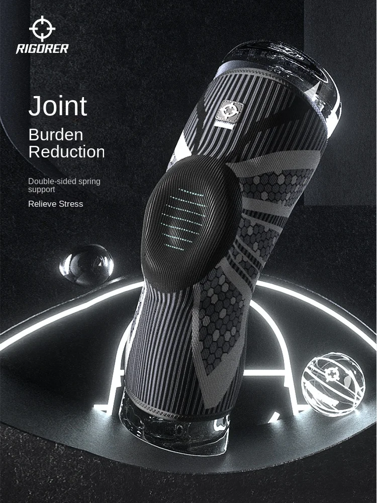 Balriger 1 шт. наколенник для защиты Спортивная эластичная баскетбольная дышащая Нескользящая амортизирующая защита под давлением