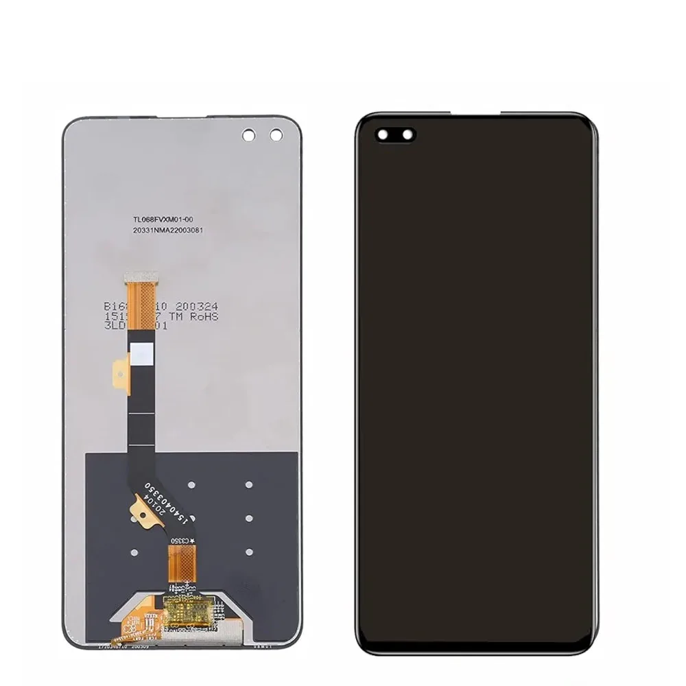 Black 6.85 inch For Infinix Zero 8 X687 / Zero 8i X687B LCD Display Touch Screen Digitizer Assembly Replacement