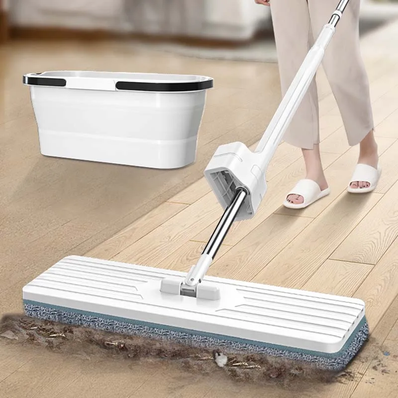 

Washing Large Cleaning Mop Toilet 360 Rotating Rectangular Professional Floor Mop Flat Draining Limpieza Profesional Accessories