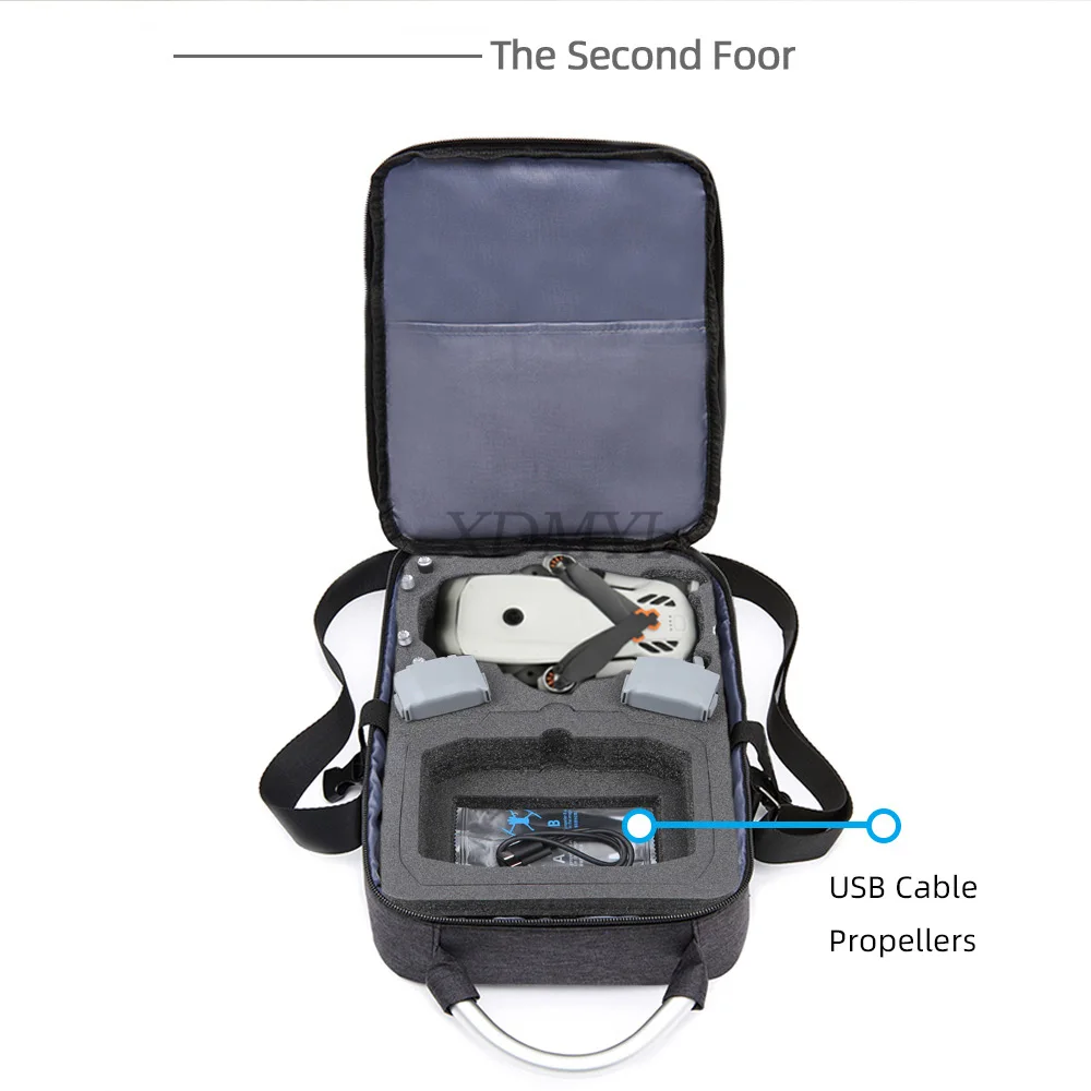 DJI Lito 1/Lito X1 RC 2/RC N3 리모컨용 드론 백팩 보관함 숄더백, 야외 여행용 휴대용 보호 케이스