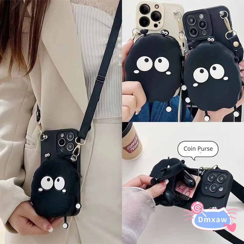 Per Honor X5 4G X8 5G X6 4G X6S 4G X9 4G Magic 4 Lite X8A 4G X7A 4G Custodia Per Telefono Cute Black Briquette Wallet Cove
