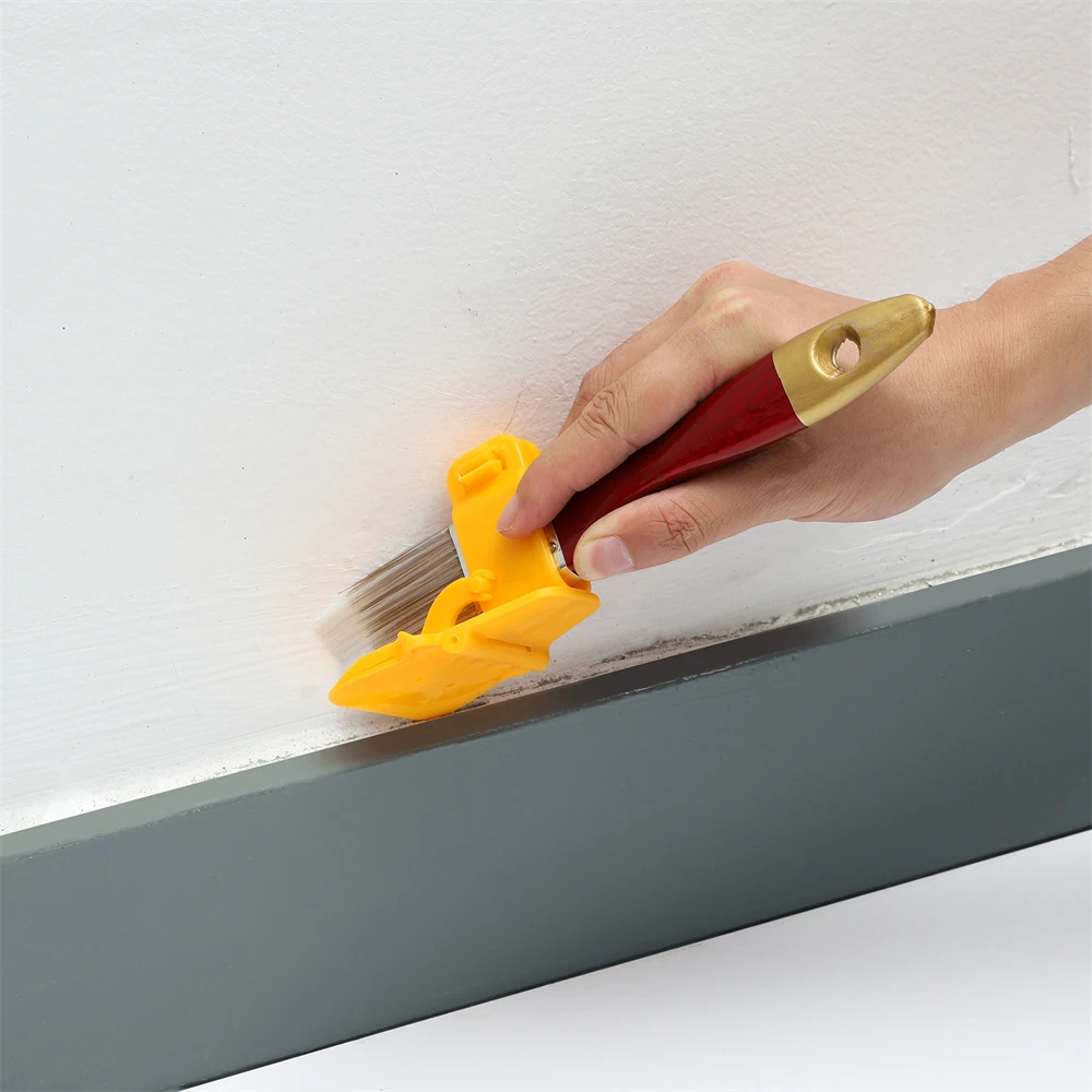 Description Picture 2 of itemInterior Wall Roof Paint Brush Inner Corner Edge Edge Imitation Wool Color Separation Brush Latex Paint Trimming Color Separator