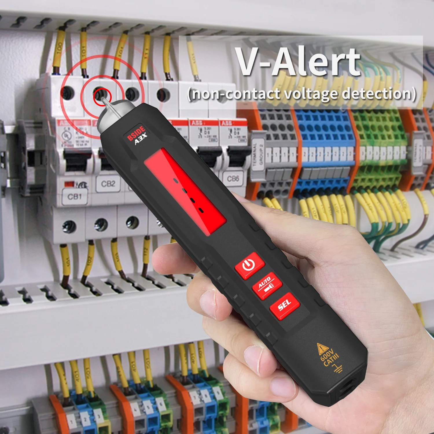 Smart Digital Multimeter Pen Type Multitester True RMS Voltmeter DC AC Voltage C