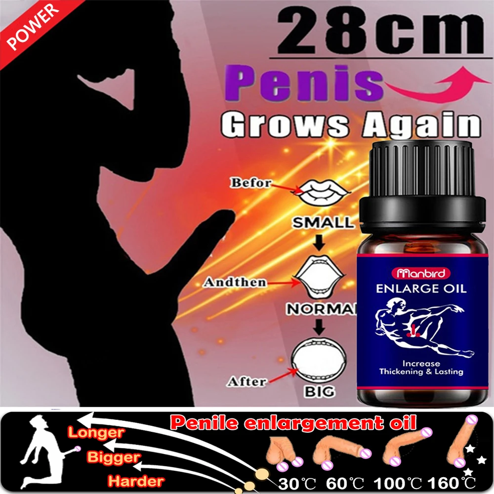 Manbird Penis Thickening Enlargement Oil For Man Big Cock Massage