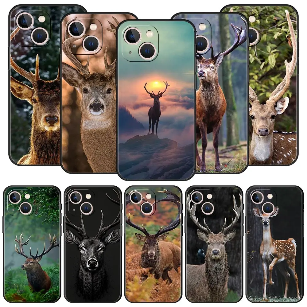 Luxury Deer Hunting Camo Soft Silicone Phone Cover