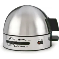 Chef'sChoice 810 Gourmet 7-Egg Cooker with Electronic Timer, Audible Signal & Nonstick Stainless Steel Design 1