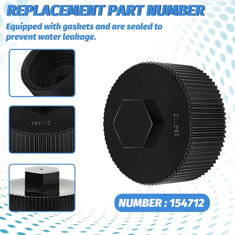 154712 Drain Cap Replacement For Pentair Sand Dollar Top Mount Pool, Spa Sand Filter Models Sd 35, Sd 40