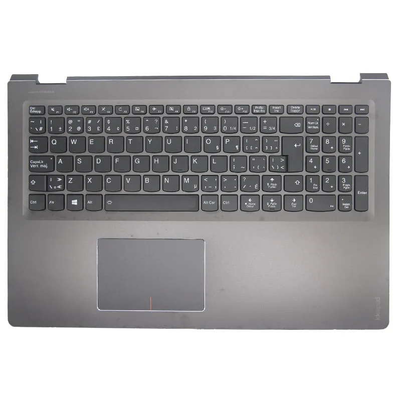 

США новинка для Lenovo FLEX 4-15 ideapad Yoga 510-15 510-15ISK Упор для рук верхняя крышка клавиатуры темно-серый без подсветки 5CB0L66073