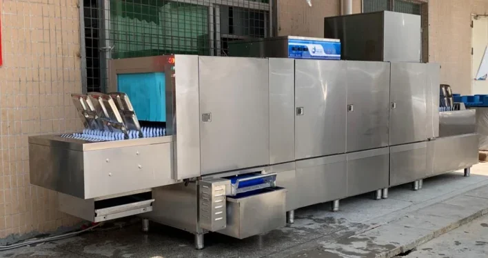 High-efficiency Kitchen Commercial Full-automatic Independent Drying and Disinfection Canteen Dishwasher 4