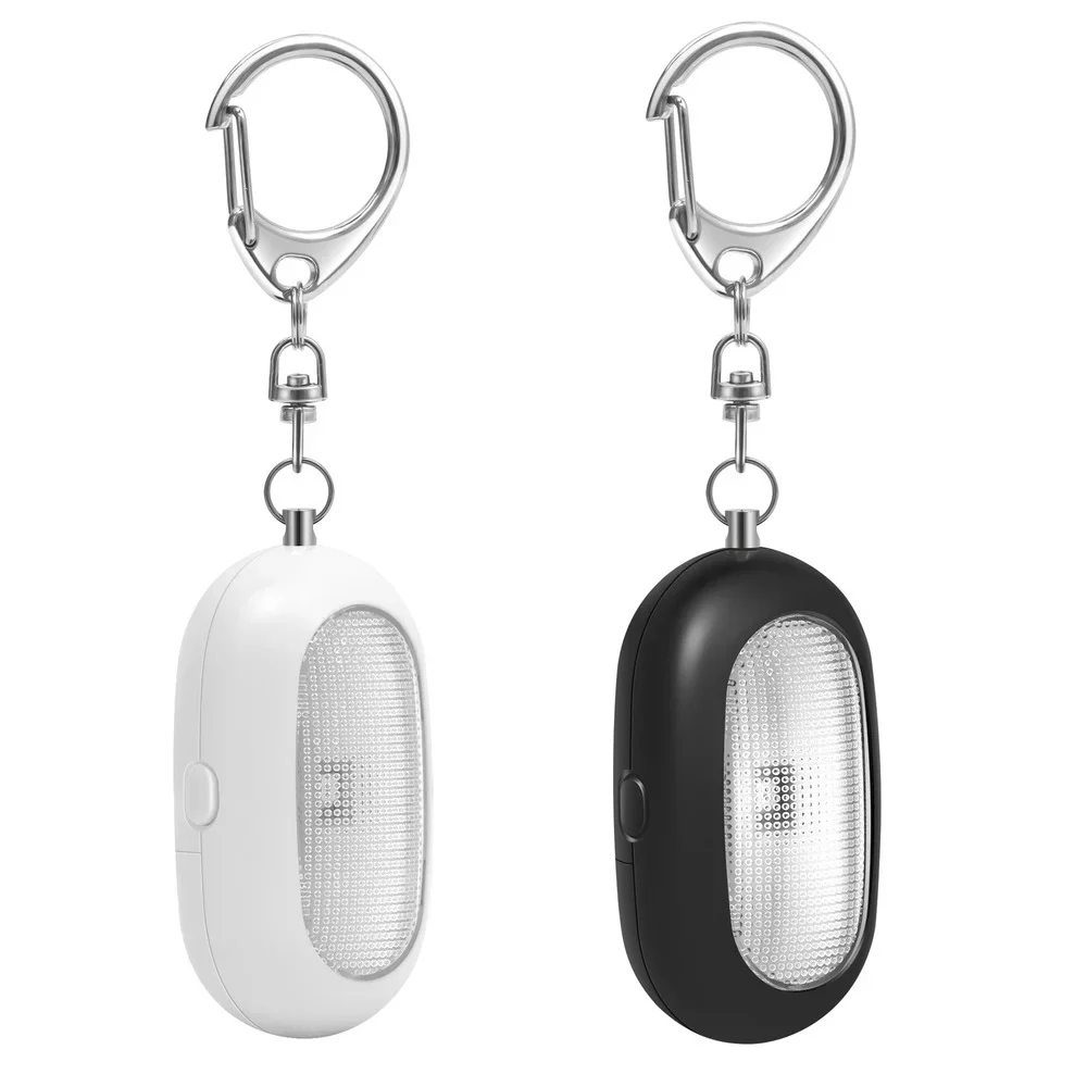 

New Female Self-defense Alarm 130 Decibel Night Running Emergency Alarm Outdoor Warning Light Alarm Defense Alarm Keychain