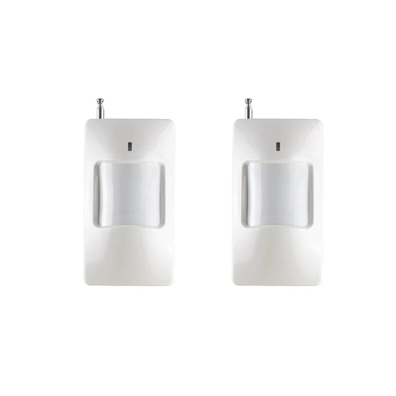 

2X External Antenna Wireless PIR Sensor 433Mhz EV1527 PIR Motion Sensor Detector For Gsm Pstn Home Security Alarm