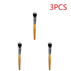 Bamboo Flexible Facial Mask Brush for DIY Cosmetic Application (3pcs)