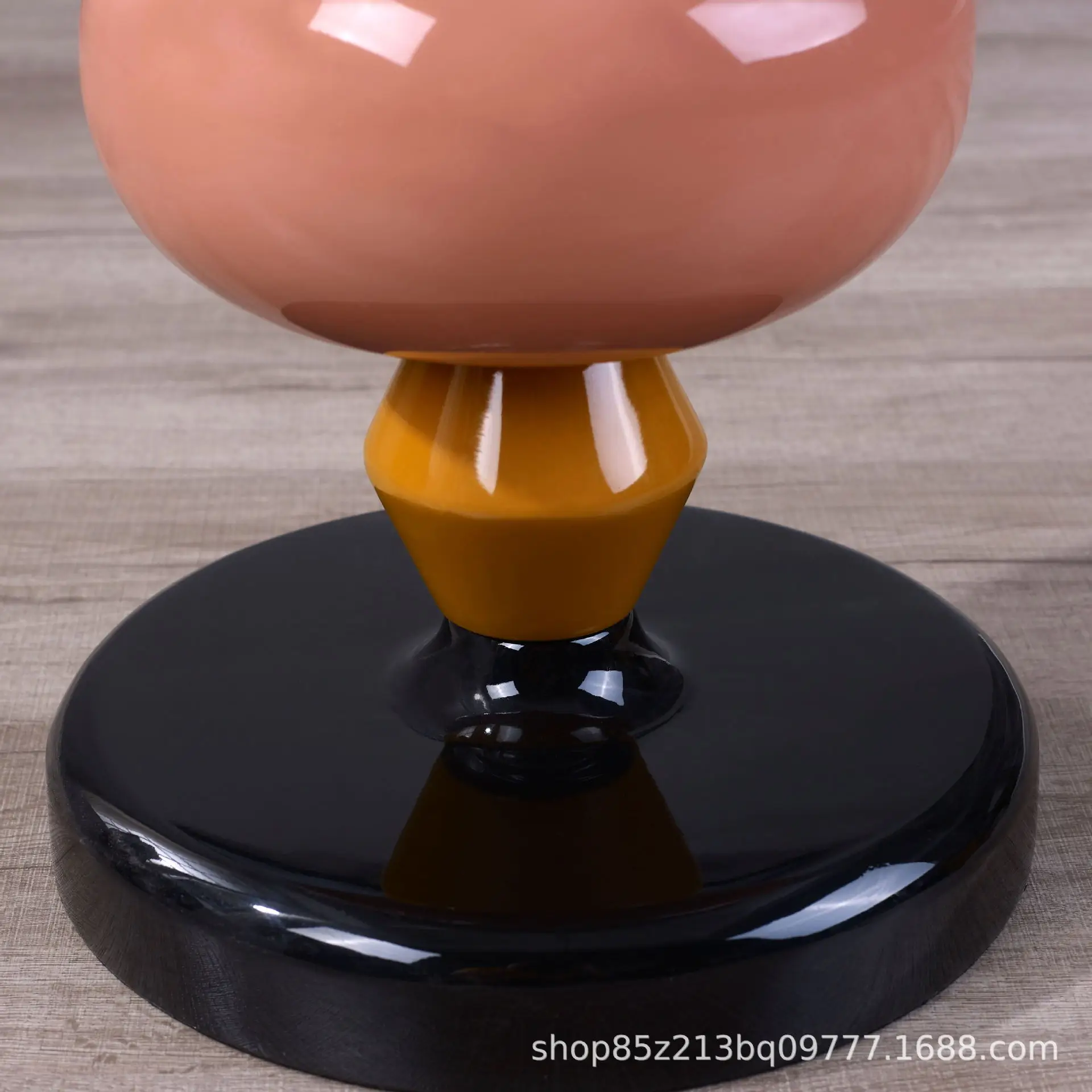 ‌Scandinavian Side Table, Colorful Accent Living Desk, Creative Bedside Cabinet, Candy-Inspired End Table
