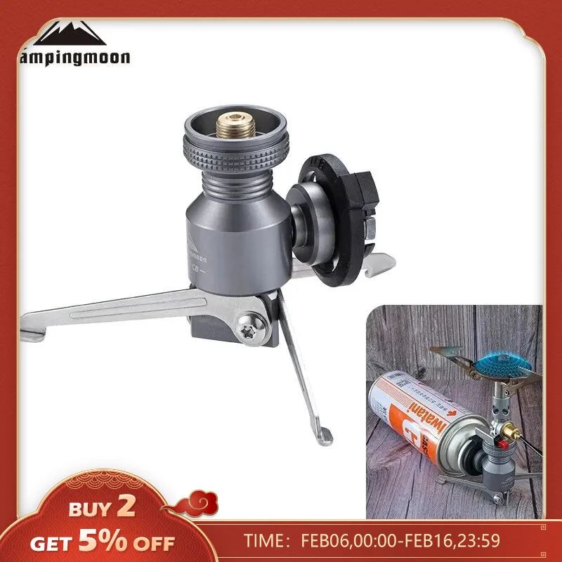 Cpamingmoon Z23-Cb Supporto Per Forno A Razzo Adattatore A Tre Pin Staffa Per Testa Del Forno A Gas Piatto A Gas Lungo Connettore Per Piano Cottura A 