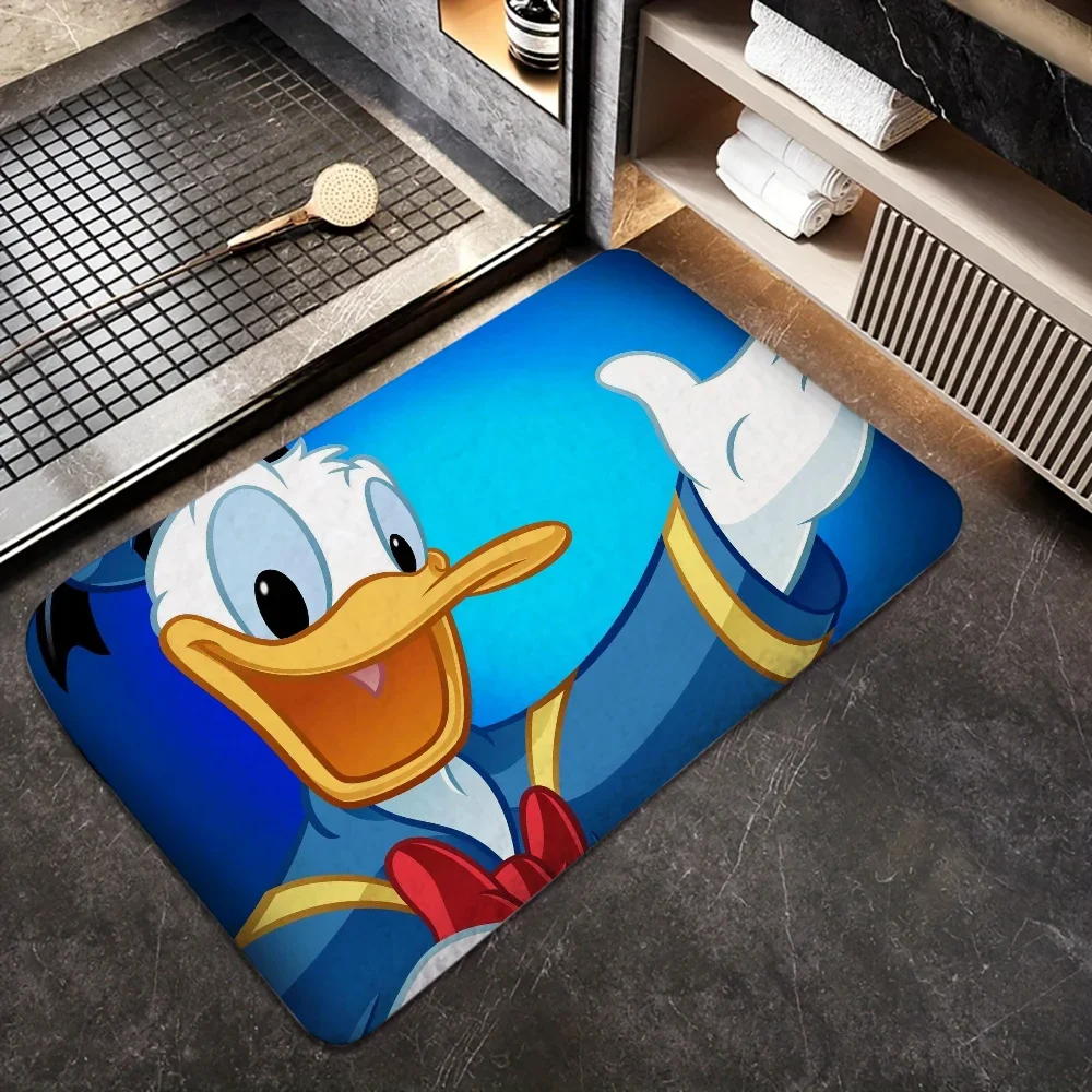 1pc D-Disney-D-donald Duck Floor Mat Doormats Carpet Foot Mat Bathroom Absorbent Mats Anti-Slip Mats Decor 5