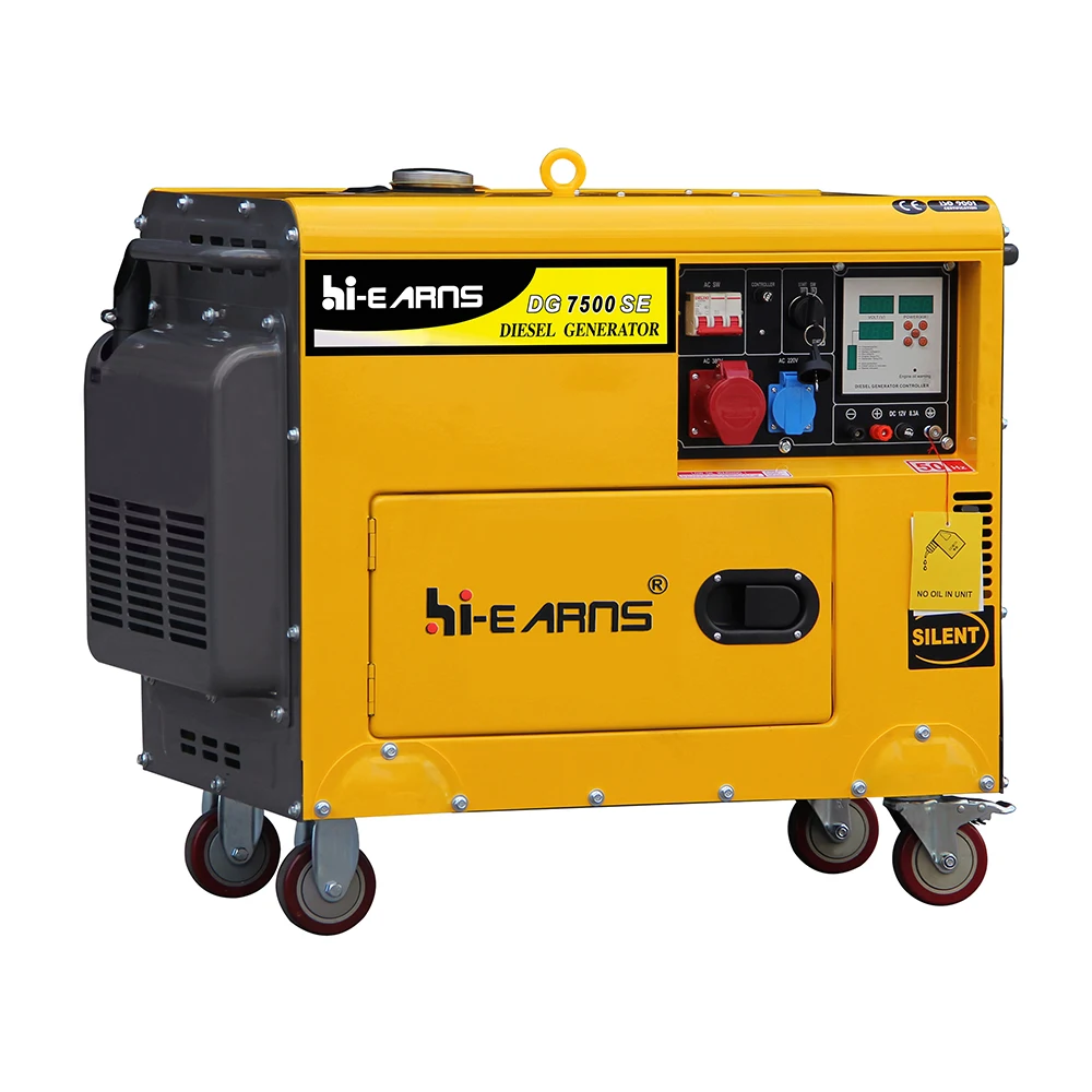 

Бесшумный Электрогенератор 6KVA 5.5KW 380V 400V по лучшей цене