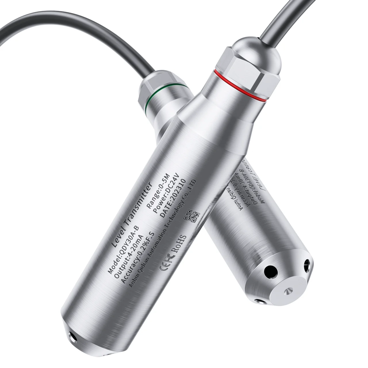 5M to 4-20m Integral Level Transmitter Liquid Oil Water Level Sensor Probe Detect Controller Float Switch 0-10m RS485 for Pump