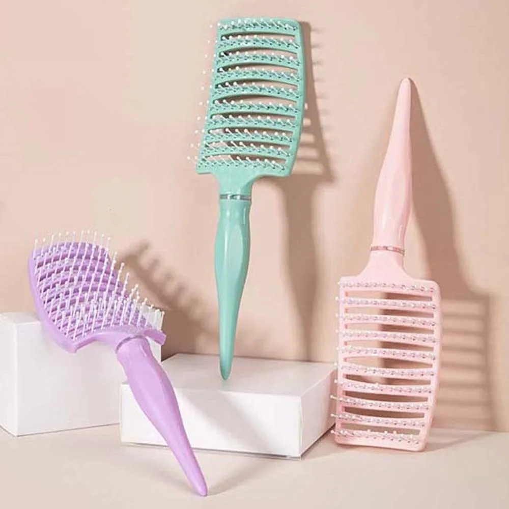

Scalp Massage Wide Teeth Pointed Rib Comb Wet Dry Use Hairdressing Wide Teeth Scalp Massage Comb Hair Styling Tool