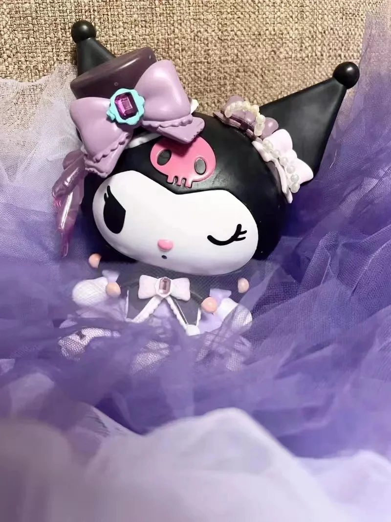 Sanrio Kuromi My Melody Anime Figure Rose Party Desktop