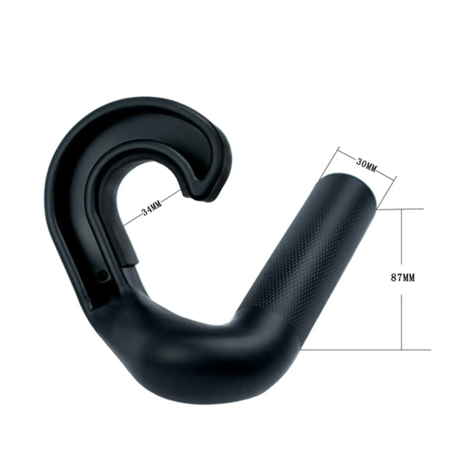 Poignées câble machine 2 pièces - Attachement non glissant pour barres et élastiques - Accessoire musculation pêche
