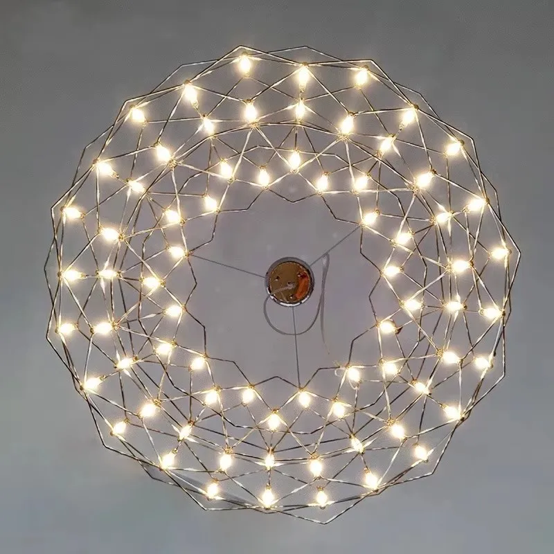 Living room pendant light modern minimalist creative light luxury starry sky firefly clothing store front desk dining room light 5