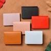 New Solid color PU Leather Small Wallet for Men Short Simple Women's Purse Fashion Ultra Thin Credit Card Bag Coin Purse 1