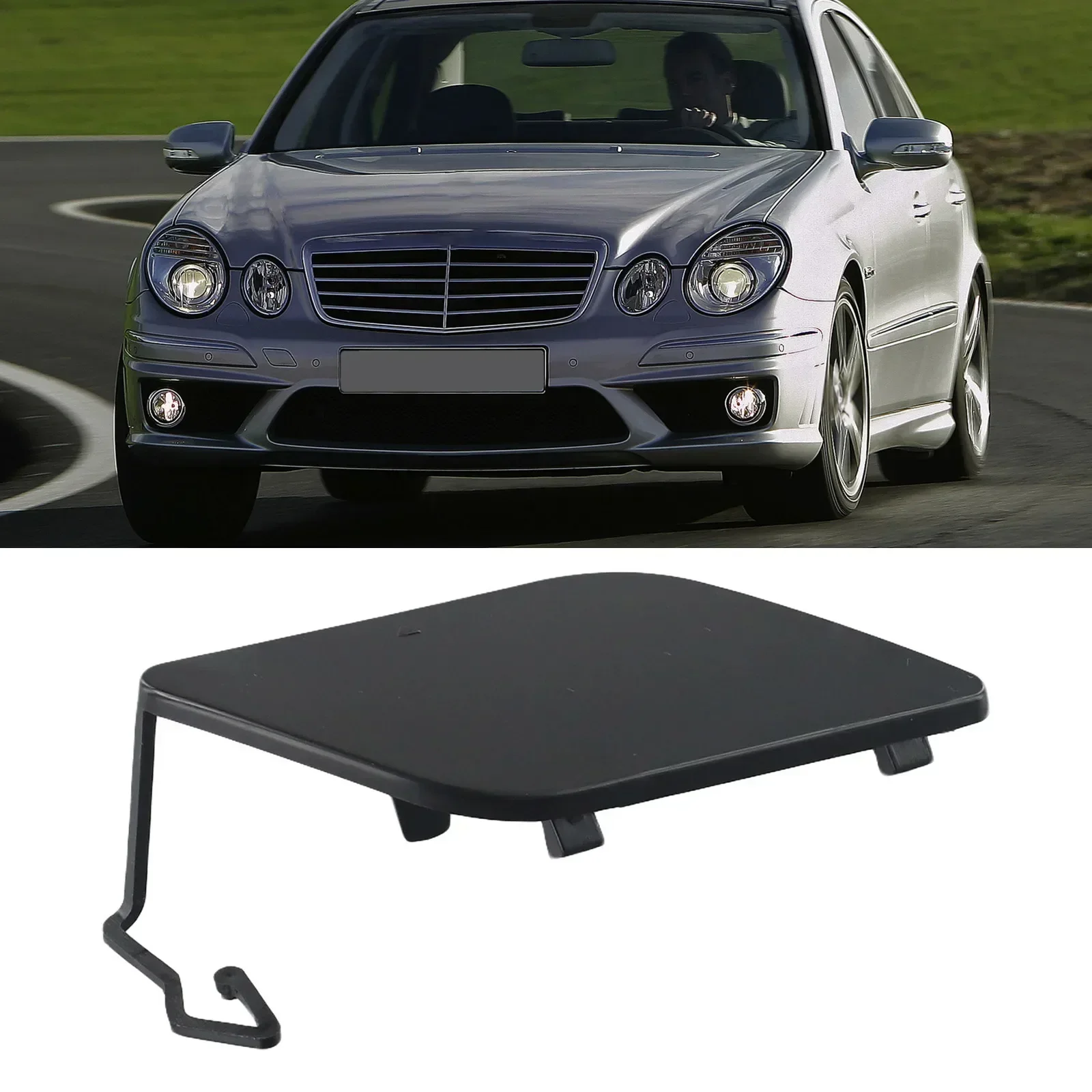 Car Rear Bumper Hook Cover Front Bumper Tow Hook Cover Cap For MERCEDES E Class W211 (2007 2009) car rear bumper hook cover