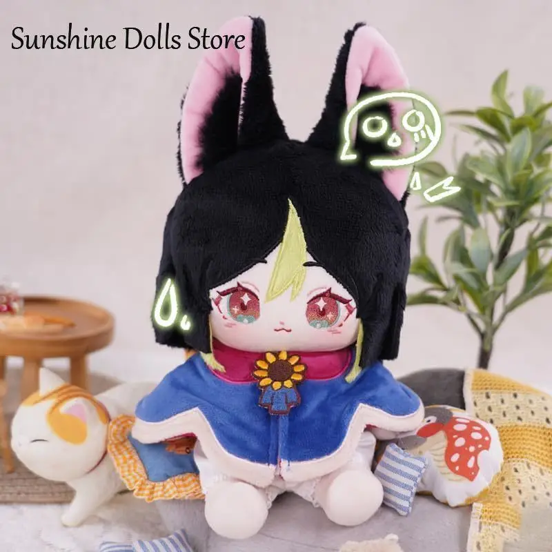 Genshin Impact Keqing Jean Nilou Venti 멀티 롤 게임 코튼 인형 드레스 업 의류 20cm 피규어 의상 장난감 의류 선물