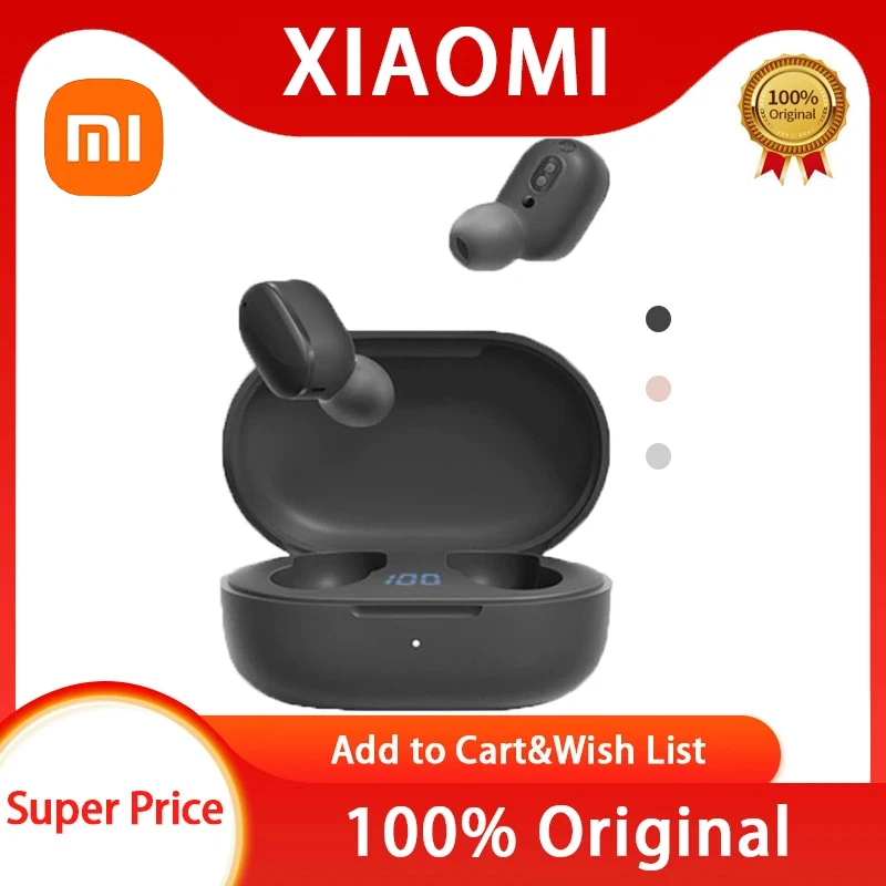 

Xiaomi Redmi AirDots 3 Earphone True Wireless Bluetooth Headset Sport Earbuds Gaming Headphone With Mic CD level Sound Quality