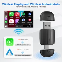 Android Auto Wireless Carplay Type-c USB Bluetooth Wifi Plug and Play 2In1 Dongle For Chevrolet Citroen Buick Cadillac Chery VW - Image 2