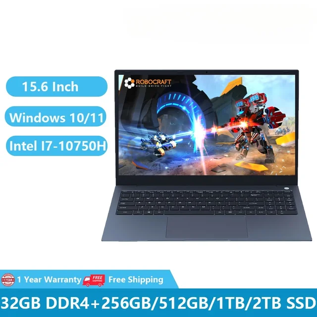 Cheap Gaming Laptops I7 Win11 Computer Pc Note Book 10th Gen 15 6 Inch Intel Core.jpg