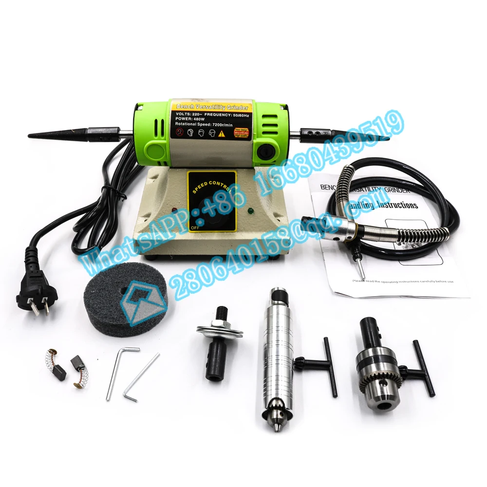 Jewelry Making Tools Mini Polishing Motor  Bench Lathe Grinder and polisher  polishing machine