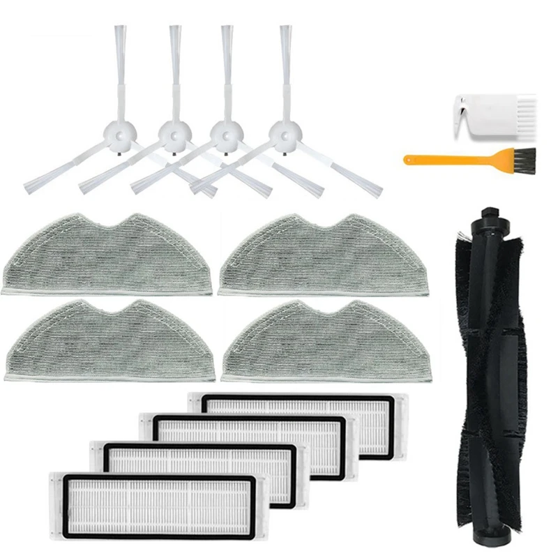 

Replacement Kit Replacement Parts For 360 S7 S5 Sweeper Roll Brush Side Brush Filter Mop Kit