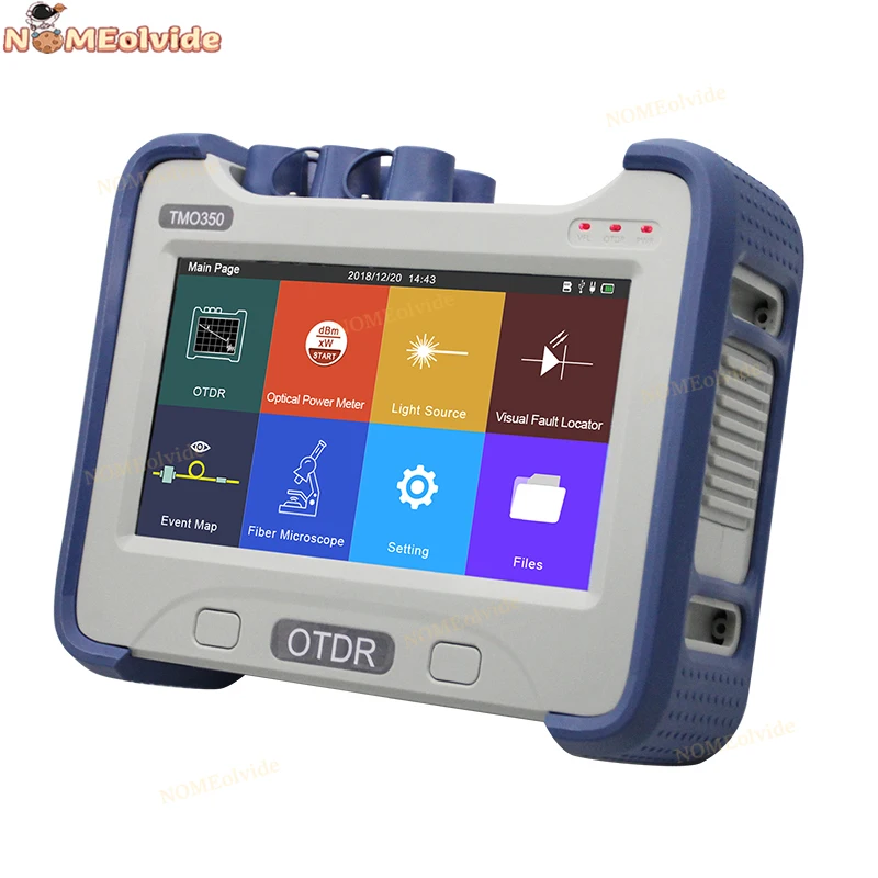 Nuovissimo Miglior Riflettometro Otdr In Fibra Ottica Con Opm Vfl Ols Event Map 850/1300/1310/1490/1550/1625Nm Lunghezza D'Onda Multipla